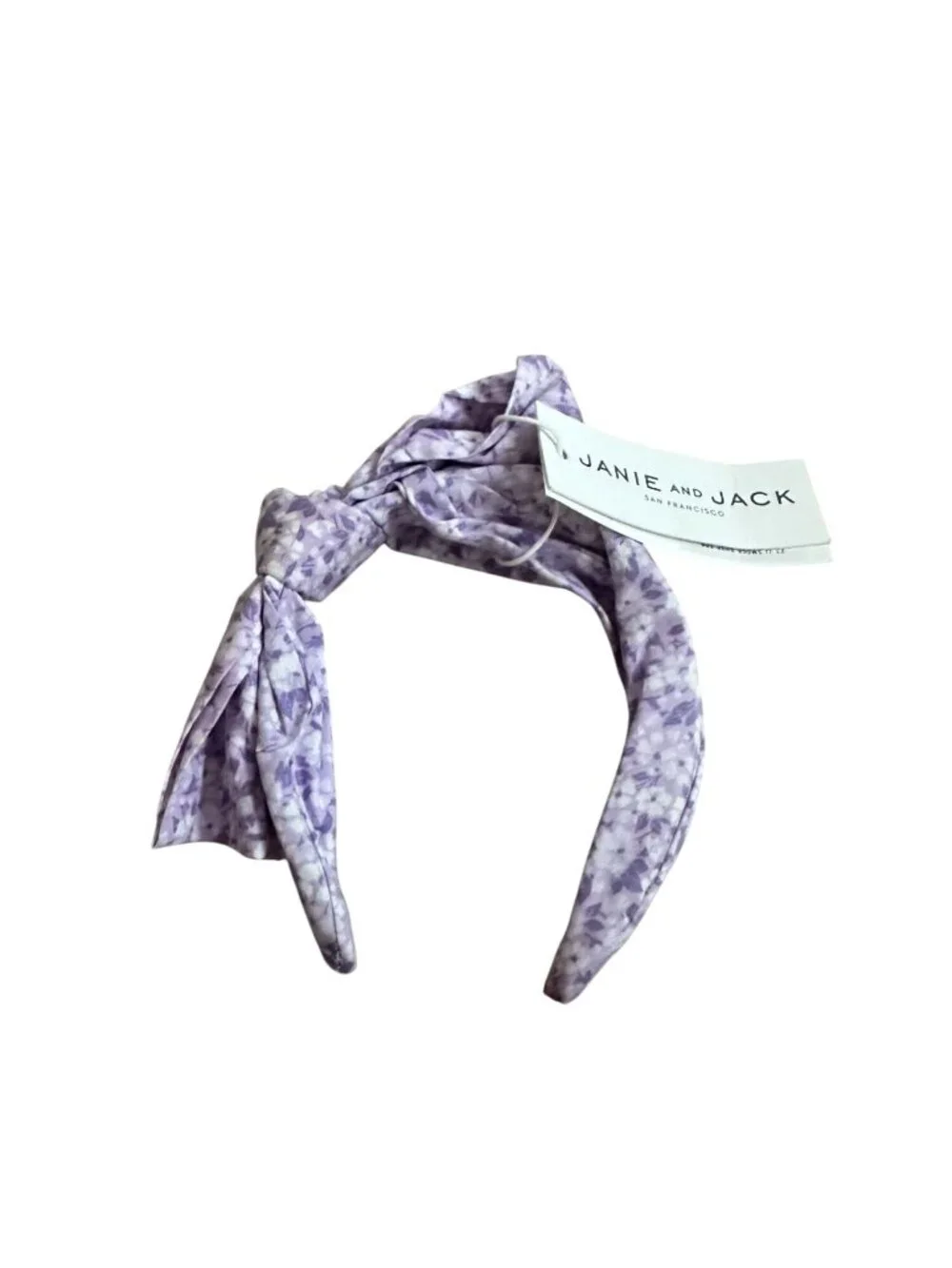JANIE AND JACK Smock Shop Purple Floral Toddler Headband NEW NWT